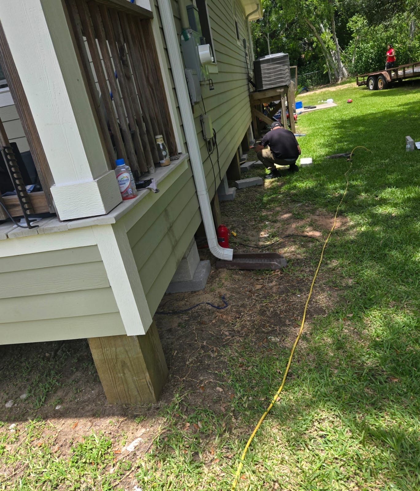 cured foundation for home