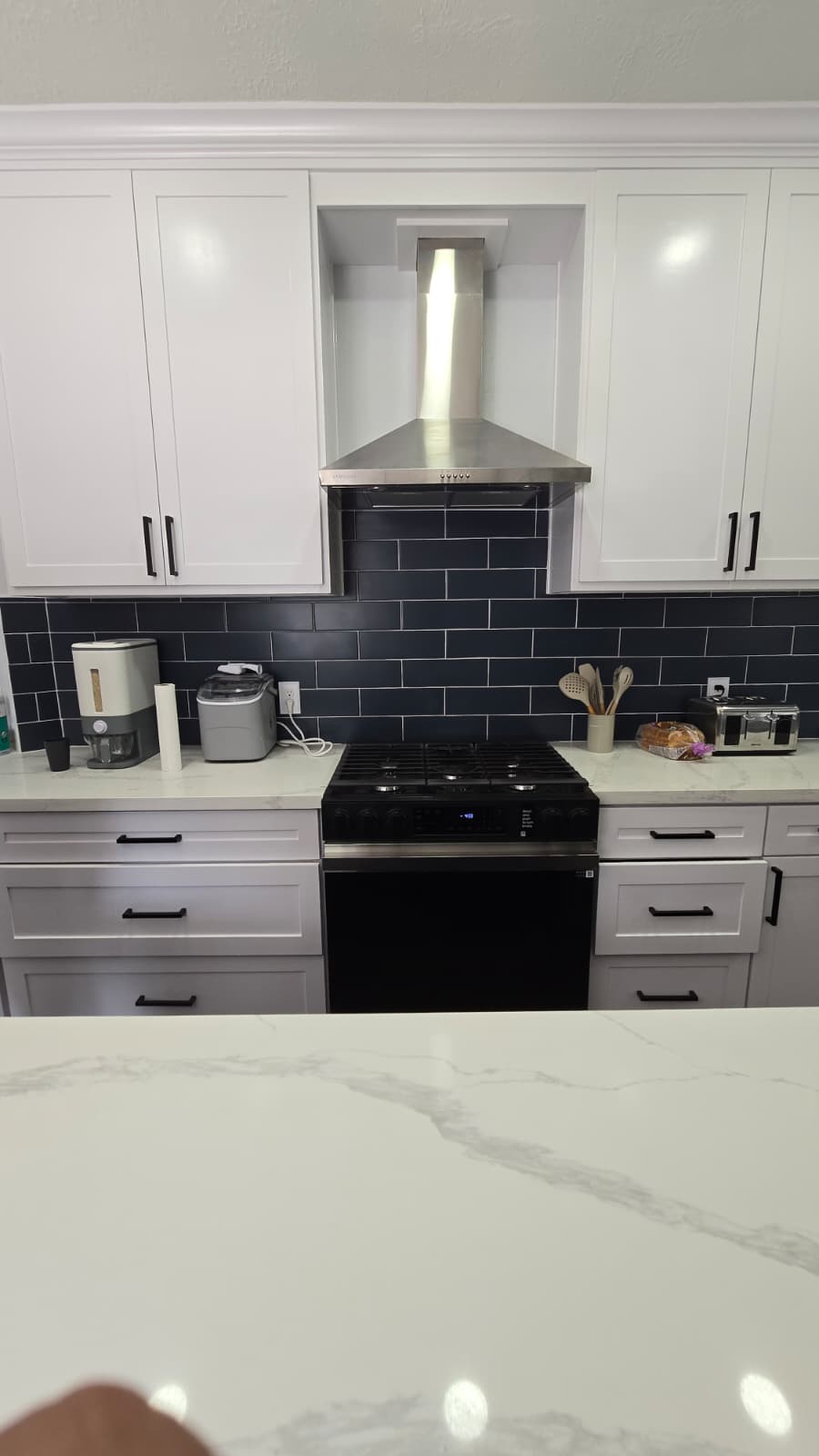 kitchen island countertop remodel